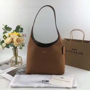 Coach Tan Leather Shoulder Bag